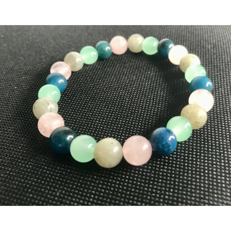🌸💧 Bracelet “Harmonie du Cœur & de l’Âme” Amour, Intuition & Sérénité