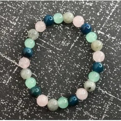 🌸💧 Bracelet “Harmonie du Cœur & de l’Âme” Amour, Intuition & Sérénité