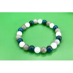 Bracelet “Sagesse Céleste Clarté, Intuition & Protection