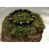 🌑 Bracelet Triple Protection – Œil de Tigre • Obsidienne Noire • Hématite