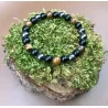 🌑 Bracelet Triple Protection – Œil de Tigre • Obsidienne Noire • Hématite
