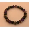 🛡️ Bracelet de Protection – Améthyste • Obsidienne • Œil de Tigre • Quartz Fumé (8 mm)