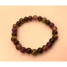 🛡️ Bracelet de Protection – Améthyste • Obsidienne • Œil de Tigre • Quartz Fumé (8 mm)