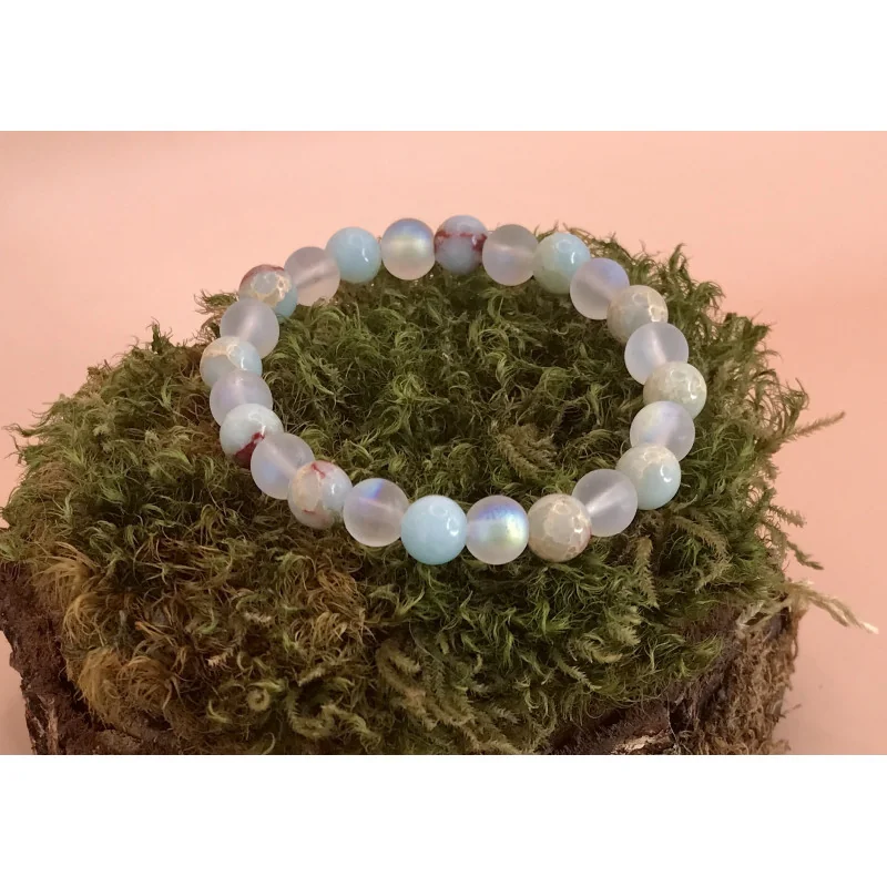 🌿 Bracelet “Anxiété – Sérénité & Apaisement” | Pierres naturelles 8 mm