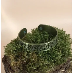 Bracelet Celtique Arbre de Vie Alliage de Cuivre Bronze Antique Magnétique (2 aimants)