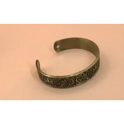 Bracelet Celtique Arbre de Vie Alliage de Cuivre Bronze Antique Magnétique (2 aimants)
