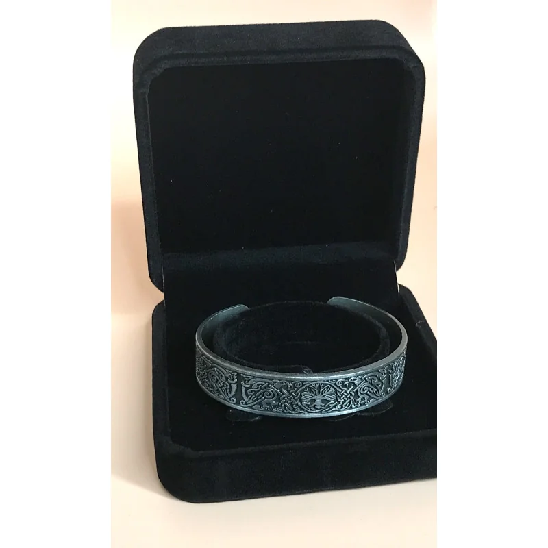 Bracelet magnétique argenté Arbre de Vie