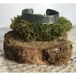 Bracelet magnétique argenté Arbre de Vie