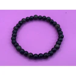 🖤 Bracelet Triple Protection Tourmaline noire, Obsidienne & Onyx