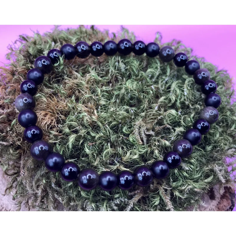 🖤 Bracelet Triple Protection Tourmaline noire, Obsidienne & Onyx