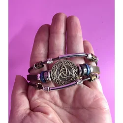 Coffret Bracelet Symbolique Marron & Métal