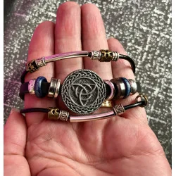 Coffret Bracelet Symbolique Noir & Métal