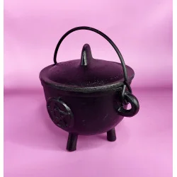 Chaudron de Sorcière Blanche Pentacle ✨