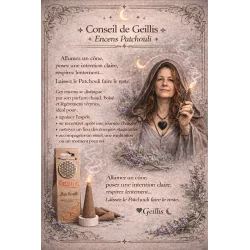 🌿 Encens Patchouli Fleur de Vie 🌿
