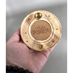 Brûle-Encens Lotus Bois naturel