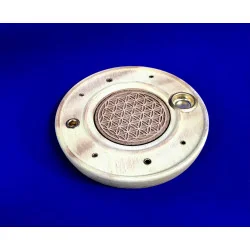 Brûleur d’encens Fleur de Vie Bois naturel