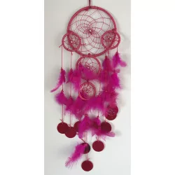 Attrape rêve fushia