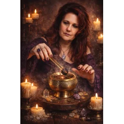 Brûleur de résine en laiton doré Petit modèle rituel