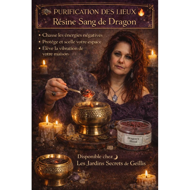🐉 Résine Sang de Dragon Protection & Puissance