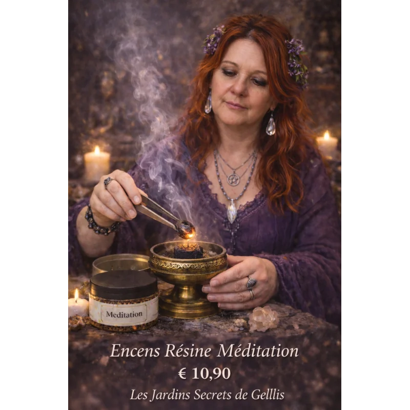 Encens Résine Méditation.