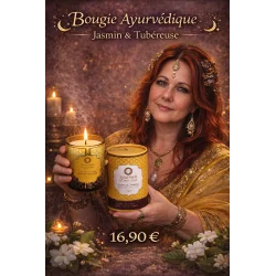 Bougie Ayurvédique Jasmin & Tubéreuse