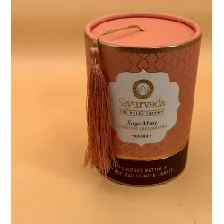 🌿 Bougie Ayurvédique Kapha Sauge sacrée & Menthe