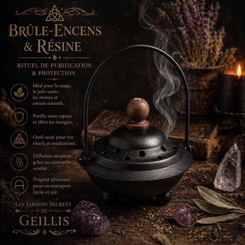 Brûleur sacré de purification – Rituel Geillis