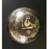 Bol chantant Tibet gravé main 14 cm