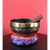 Bol chantant Tibet gravé main 14 cm