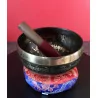 Bol chantant Tibet gravé main 14 cm