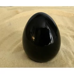 Oeuf Obsidienne Oeil céleste de 6 cm .