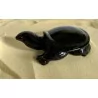 Tortue Obsidienne Oeil Céleste,13 cm.